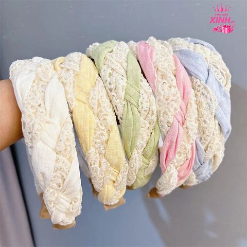  Băng Đô Ren Pastel BDD05 5 màu 