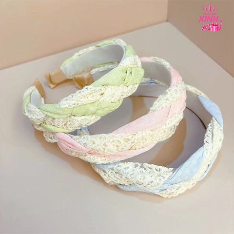  Băng Đô Ren Pastel BDD05 5 màu 