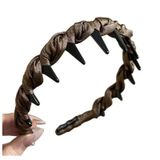  Cài tóc phồng BDD08 - vải bóng Twist Chic Headband 