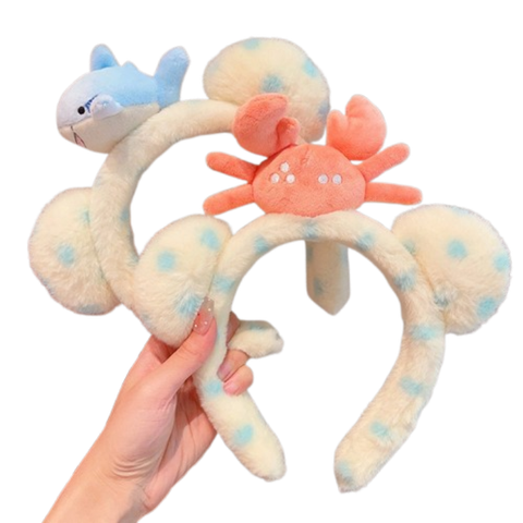  Băng đô BDD026 Thú Bông Đại Dương Siêu Cute – Cua & Cá Voi 