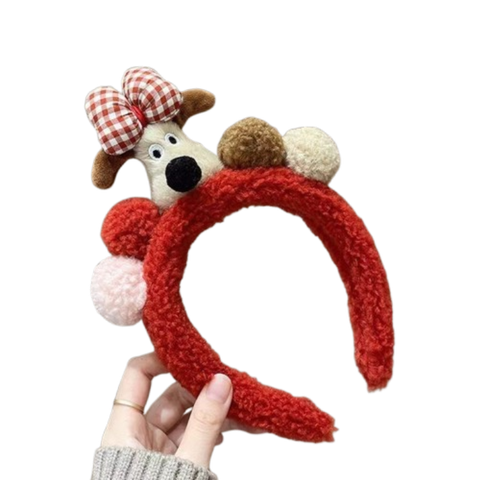  Băng đô BDD027 Chó Bông Len Siêu Cute 