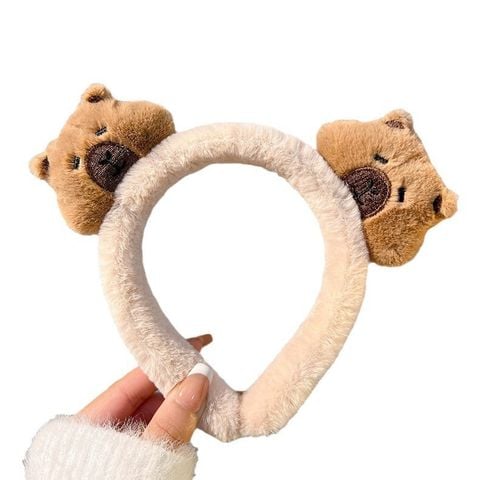  Băng đô BDD033 Headband Gấu Capybara Lông Xù 