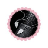  Dây chuyền 2 mảnh tim DC08 Phong cách cool ngầu, cá tính 