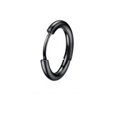  Bông tai TB0426 khoen titan đen 10mm – Cá tính tối giản, đeo chất mỗi ngày 