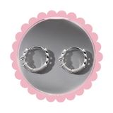  Bông Tai Tròn Titan TB0435 – Nhẹ Êm, Không Đen, Đeo Mỗi Ngày 