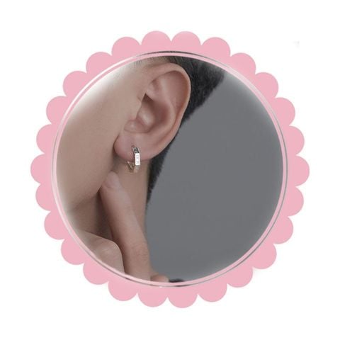  Bông Tai Rơi Mini Titan TB0438 – Nhẹ Tai, Tinh Tế, Đeo Lẻ Cực Xinh 