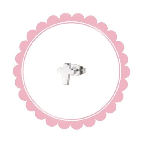  Bông tai thánh giá TB0441 – Cá tính nhẹ, tối giản, dễ phối đồ ✝️✨ 