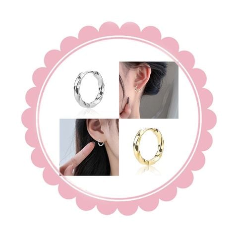  Bông tai vòng tròn TB0443 – Basic sang xịn, đeo càng lâu càng thích ✨⭕ 