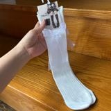  Vớ nơ VOV0020 - vớ Cho bé cao dưới gối, độ co giản phù hợp cho bé 4t đến 14t 