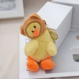  Móc khoá CGC021 hú Bông vịt Con Đội Mũ Sư Tử – Cute Hết Nấc 