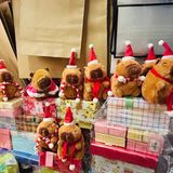  Móc Khóa MK123 – Capybara Noel Dễ Thương, Phụ Kiện Trang Trí Giáng Sinh Siêu Xinh 