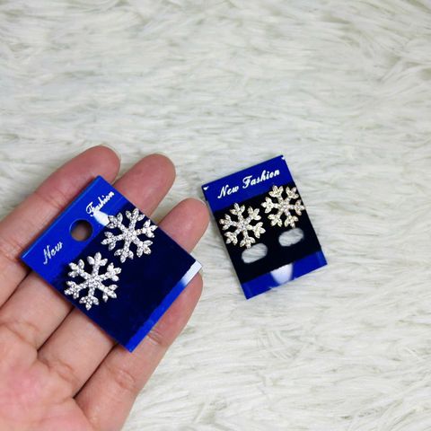  Bông tai TB0458 - Bông Tuyết 1cm Sang Chảnh Nhẹ Nhàng 