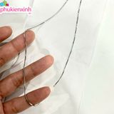  Dây Chuyền DC288 Mạ Bạc Trơn 