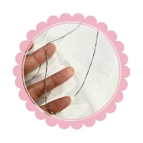  Dây Chuyền DC288 Mạ Bạc Trơn 
