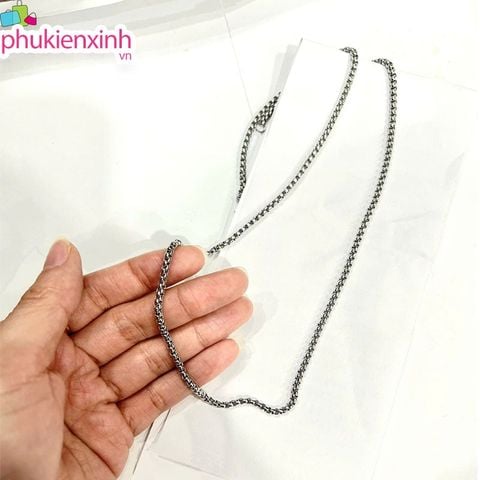  Dây Chuyền Bạc Trơn Unisex DC289 