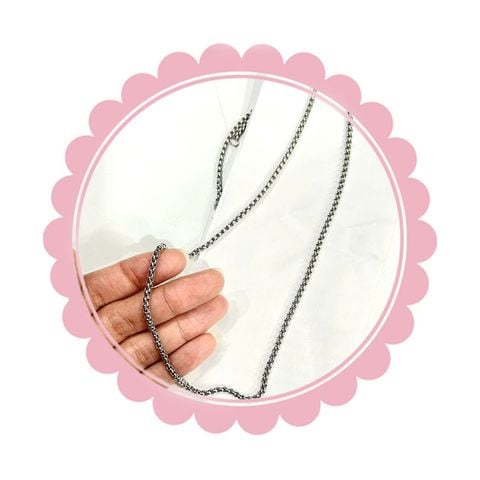  Dây Chuyền Bạc Trơn Unisex DC289 