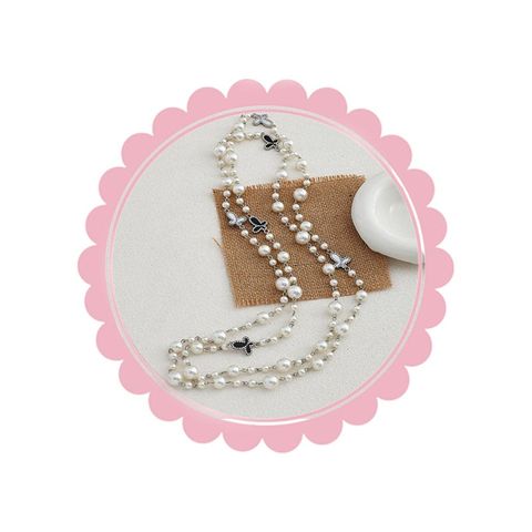  Vòng đeo cổ DVC003 – Ngọc trai thanh lịch, đeo lên là sang ngay 