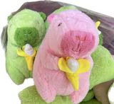  Gấu capybara chuối GCC02 siêu đáng yêu 2 màu 