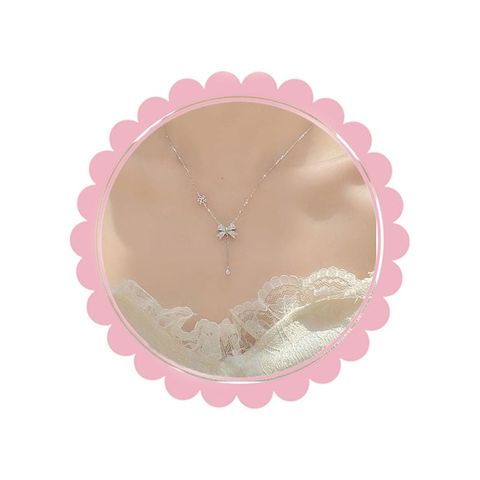  Dây Chuyền DC295 – Nơ titan xinh xắn, nữ tính & thanh lịch 