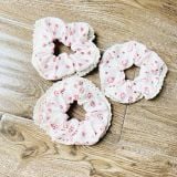  Cột tóc CT0017 Scrunchie hoa vải Hàn Quốc 