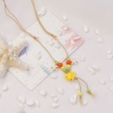  Dây chuyền Màu vàng hoa thông DVC00233 