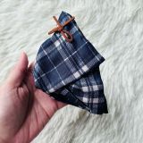  Kẹp tóc KTT0087 Kẹp nơ caro vintage 