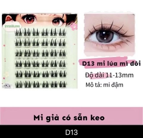  Bộ Mi keo sẵn HNM04 - Mi giả Tự Nhiên, Dễ Gắn 
