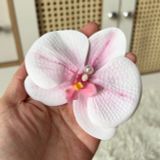  Kẹp Hoa Lan HL01 – Kẹp Tóc Hoa Lan Vải Lụa 3D, 13 Màu & Size Lớn Nhỏ Đa Dạng 