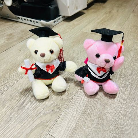  Móc Khóa MK124 – Gấu Cử Nhân Tốt Nghiệp Dễ Thương, Quà Tặng Ý Nghĩa 