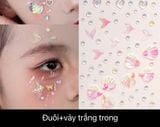  Sticker Dán Lấp Lánh Makeup DLL01 – 8 Mẫu Hot Trend Cho Trang Điểm & Nail Art ✨ 