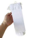  Vớ múa VOV009 -cho bé cổ cao bèo ren công chúa, cổ dài xinh sang 