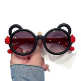  Mắt kính cho bé MKK012 – Dễ thương tai gấu, chống nắng bảo vệ mắt 