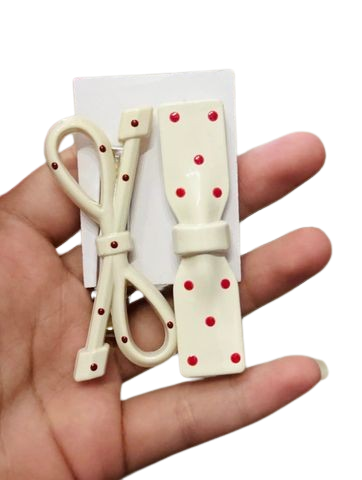  Kẹp Tóc KT0331 – Kẹp Nơ Dễ Thương 