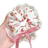  Cột Tóc Ren Nơ Tiểu Thư CO98  – Ngọt Ngào, Nữ Tính & Dễ Thương Hết Mức! 