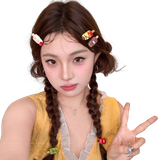  Kẹp tóc KTT0072 cà lem KTT0072 Set Đồ Ăn Siêu Cute 