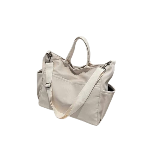  Túi Tote Vải Trắng Kem Đa Năng GX0081 