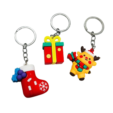  Móc Khóa Noel MK122 – Combo Vớ – Hộp Quà – Tuần Lộc siêu dễ thương ✨ 