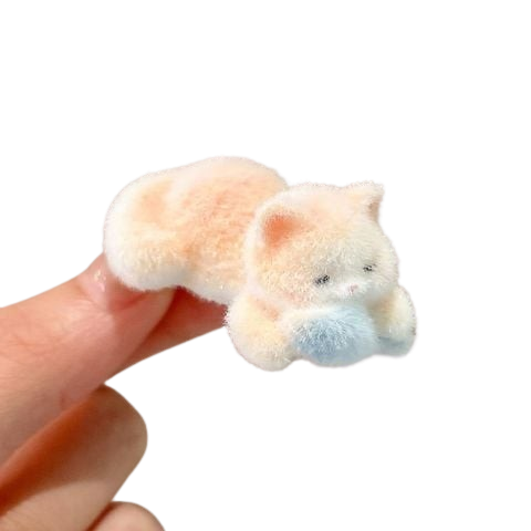  ✨ Kẹp Tóc KTT0074 – Kẹp Mèo Bông Dễ Thương, Nhỏ Gọn Siêu Xinh 