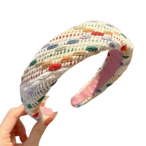  Băng đô BDD024 Vải Dệt Pastel – Êm Ái Nâng Phom, Phối Gì Cũng Xinh 