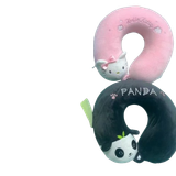  Gối cổ GCC016 – Gối chữ U cao cấp hình thú Kitty & Gấu Trúc Panda 