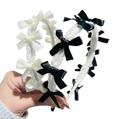  Băng Đô Hoa Nơ Pastel BDD020 – Nhẹ Nhàng, Xinh Xắn Chuẩn Nàng Thơ 