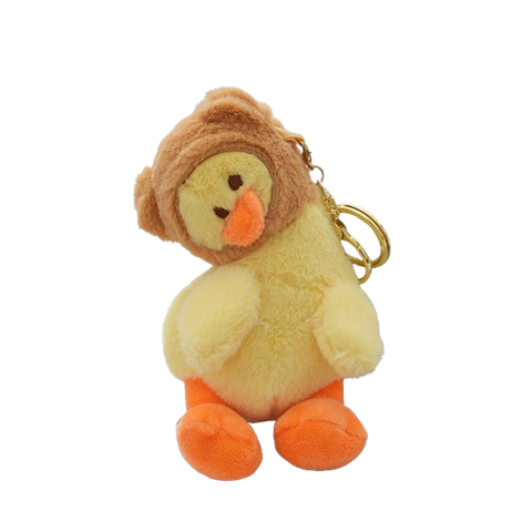  Móc khoá CGC021 hú Bông vịt Con Đội Mũ Sư Tử – Cute Hết Nấc 