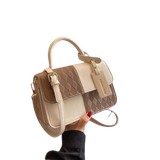  Túi Xách Nữ TXT96 Cao Cấp Phối Màu Hồng Kem 