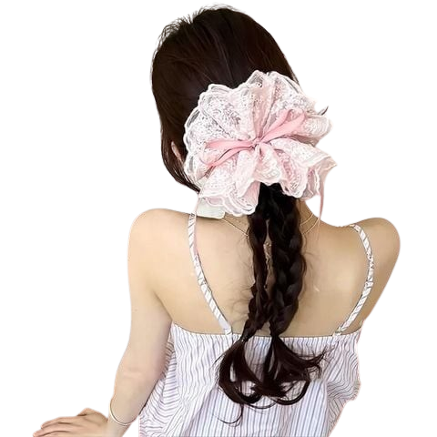 Cột tóc bèo rút CTR01 – Scrunchie vải lụa siêu xinh, dịu dàng cho nàng 