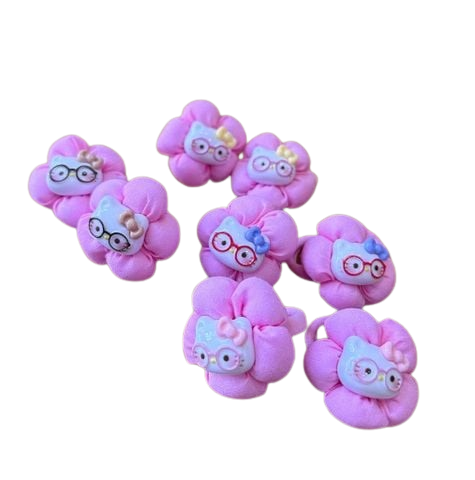  Cột Tóc Kitty Bông Mềm Dễ Thương – CO0259 | Phụ Kiện Tóc Hot Trend 2025 ✨ 