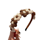  Cài tóc TC8024 – Hoa len vintage thủ công, phong cách nhẹ nhàng cổ điển 