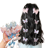  Kẹp tóc bướm rủ KTT0046 phụ kiện tóc công chúa 