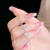  Dây Chuyền DC291 – Thiết kế thiên thần đính đá tinh tế, nữ tính 