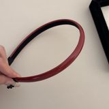  Cài tóc đỏ bóng BDD010 – Màu Đỏ Mận sành điệu 