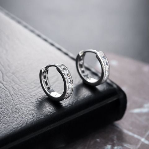  Bông Tai Đính Đá TB0434 – Sang Xịn, Lấp Lánh Chuẩn Gu Nàng Thơ 